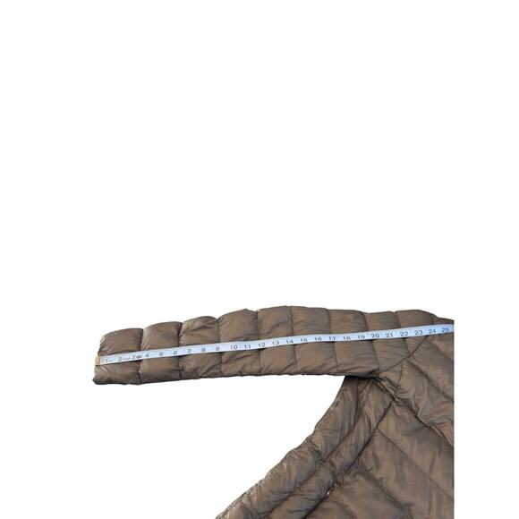 Uniqlo Puffer Jacket Women's Gray Light Packable Full Zip Winter Basic Medium - Picture 12 of 12